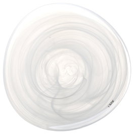 Avet Plato Blanco con Efecto Alabastro 30 cm